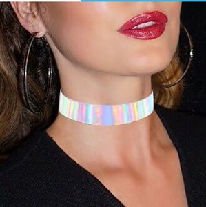 Rainbow Metallic Choker